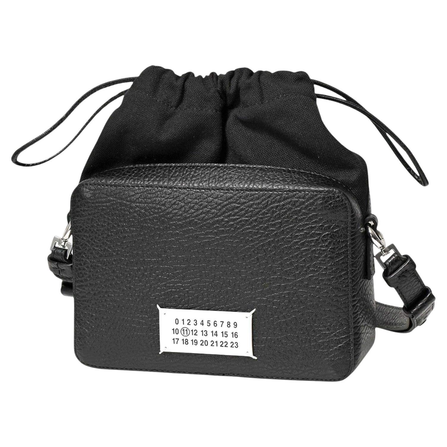 Maison Margiela Leather Crossbody Shoulder Bag SB1WG0018 Black - NWT $1560 For Sale