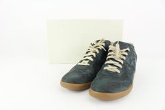 Maison Margiela Men's 46 Dark Green Teal Replica Low Sneakers 129m4