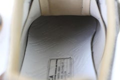 Maison Margiela Mens sz 40 Silver x Black Leather Replica Sneaker 2MM1014