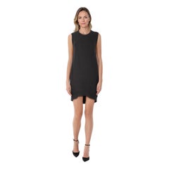 Maison Margiela MM6 Black Sleeveless Knee Length Dress Size XS