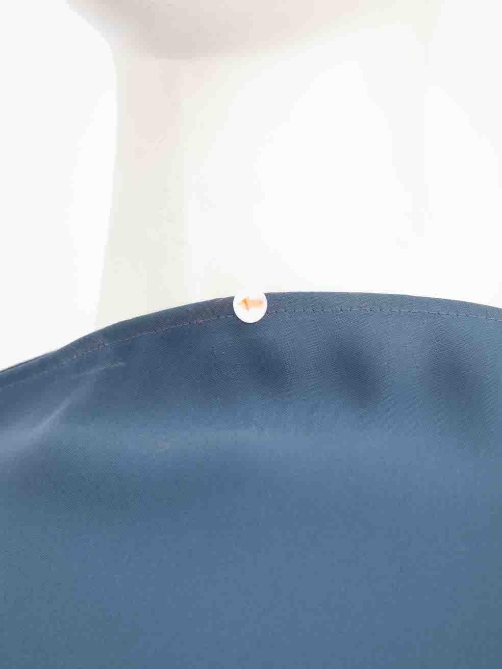 Maison Margiela MM6 Blue Midi Drip Dress Size XXL For Sale 1