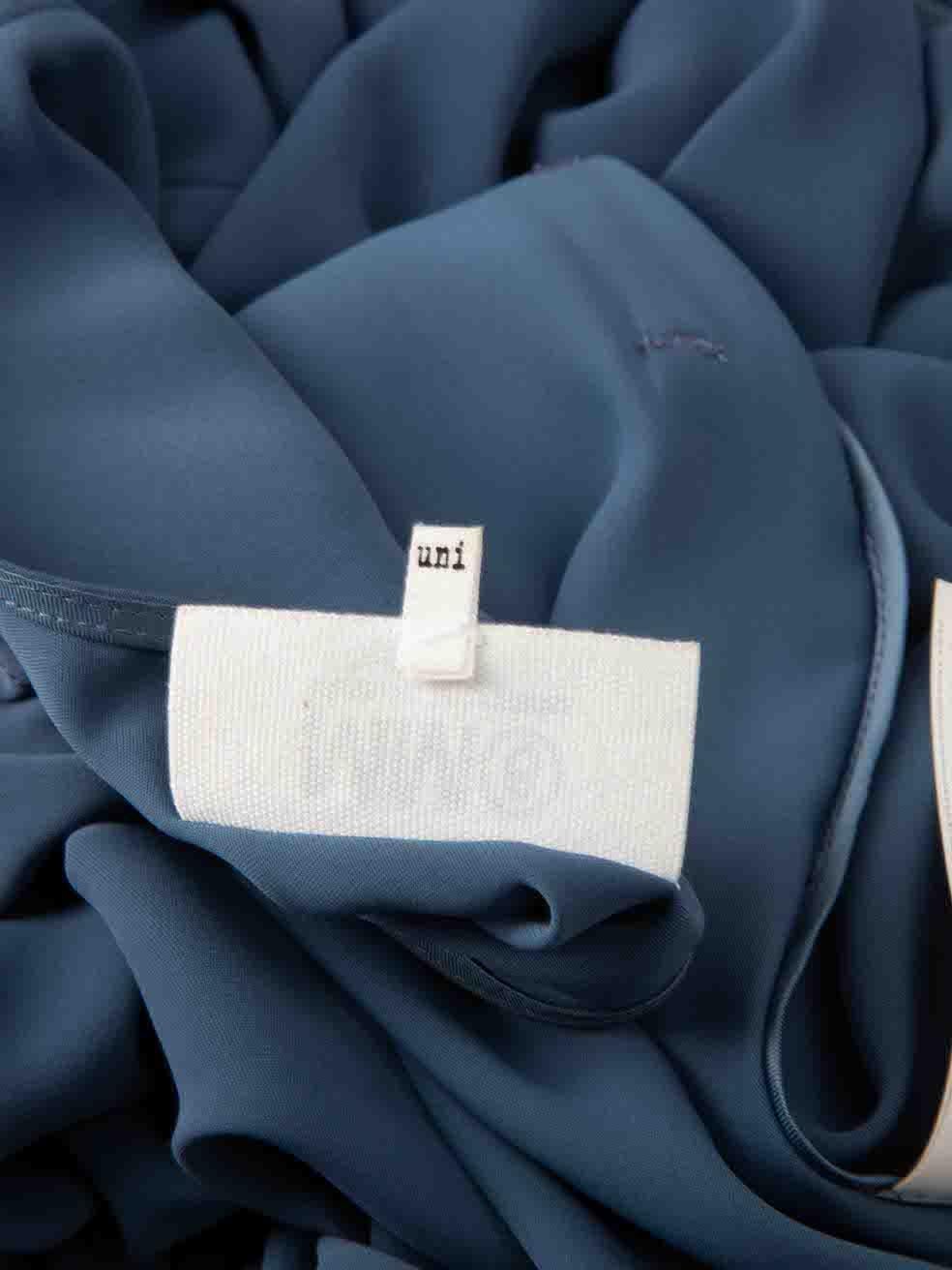 Maison Margiela MM6 Blue Midi Drip Dress Size XXL For Sale 3