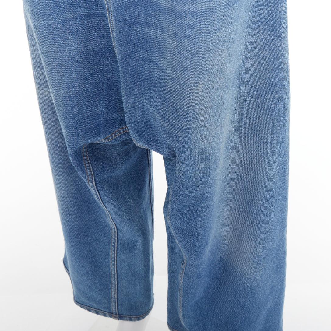 MAISON MARGIELA MM6 Vaqueros cropped cropped de denim lavado azul FR36 S en venta 2