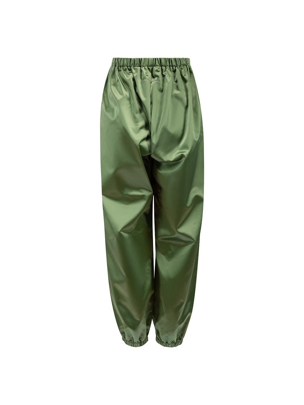 Maison Margiela MM6 Maison Margiela Green Sweatpants Size S In Good Condition In London, GB