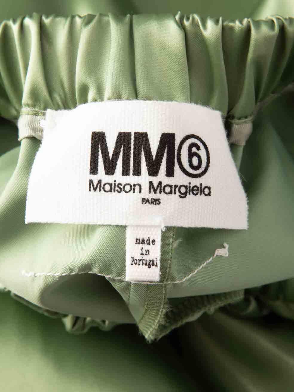 Maison Margiela MM6 Maison Margiela Green Sweatpants Size S 1