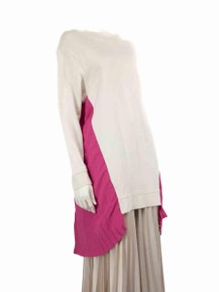 Maison Margiela MM6 Oversized Pleated Panel Sweatshirt Size S