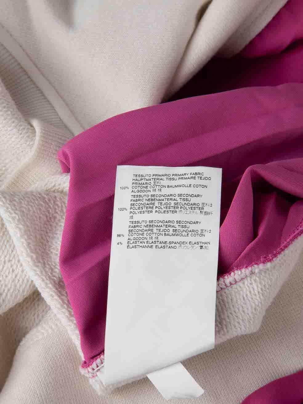 Maison Margiela MM6 - Sweat-shirt à panneaux plissés surdimensionné, taille S en vente 2