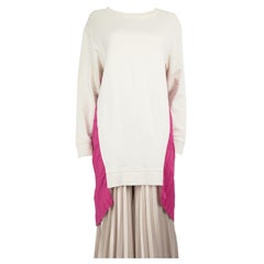 Maison Margiela MM6 Oversized Pleated Panel Sweatshirt Size S