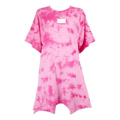Maison Margiela MM6 Pink Upside Down Tie-Dye T-shirt Size XXL