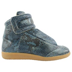 Maison Margiela Multicolor Future Snake Print Embossed High Top 14mz0918 Sneaker