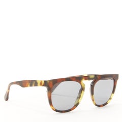 MAISON MARGIELA MYKITA matte green camouflage grey lens sunglasses
