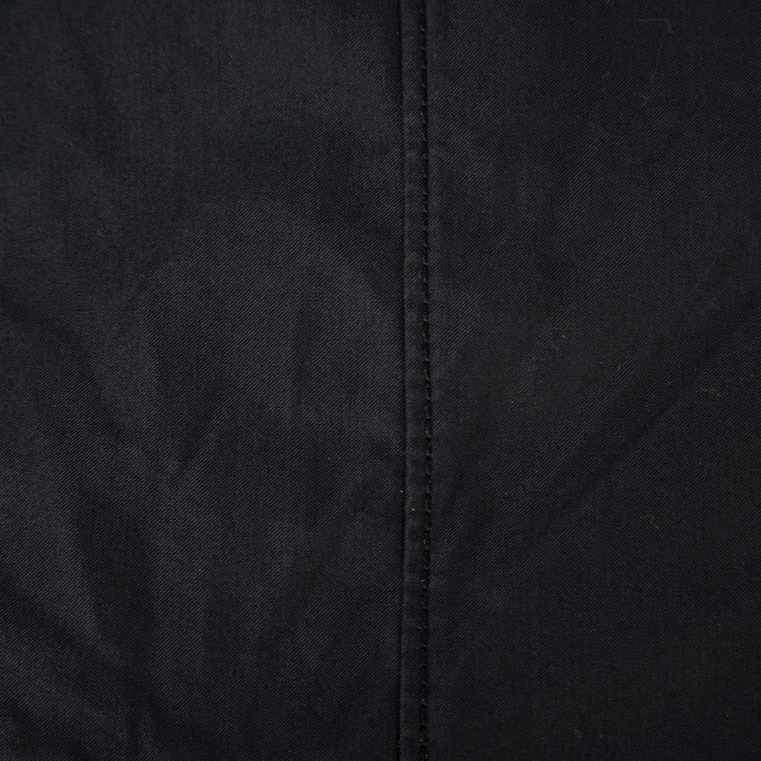 Black Maison Margiela Navy Trench Hook Detail Coat Size S For Sale