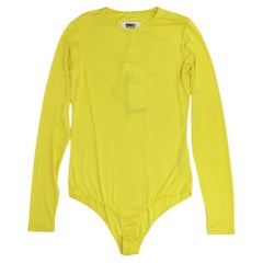 Maison Margiela Neon Yellow Long Sleeve Bodysuit - XL