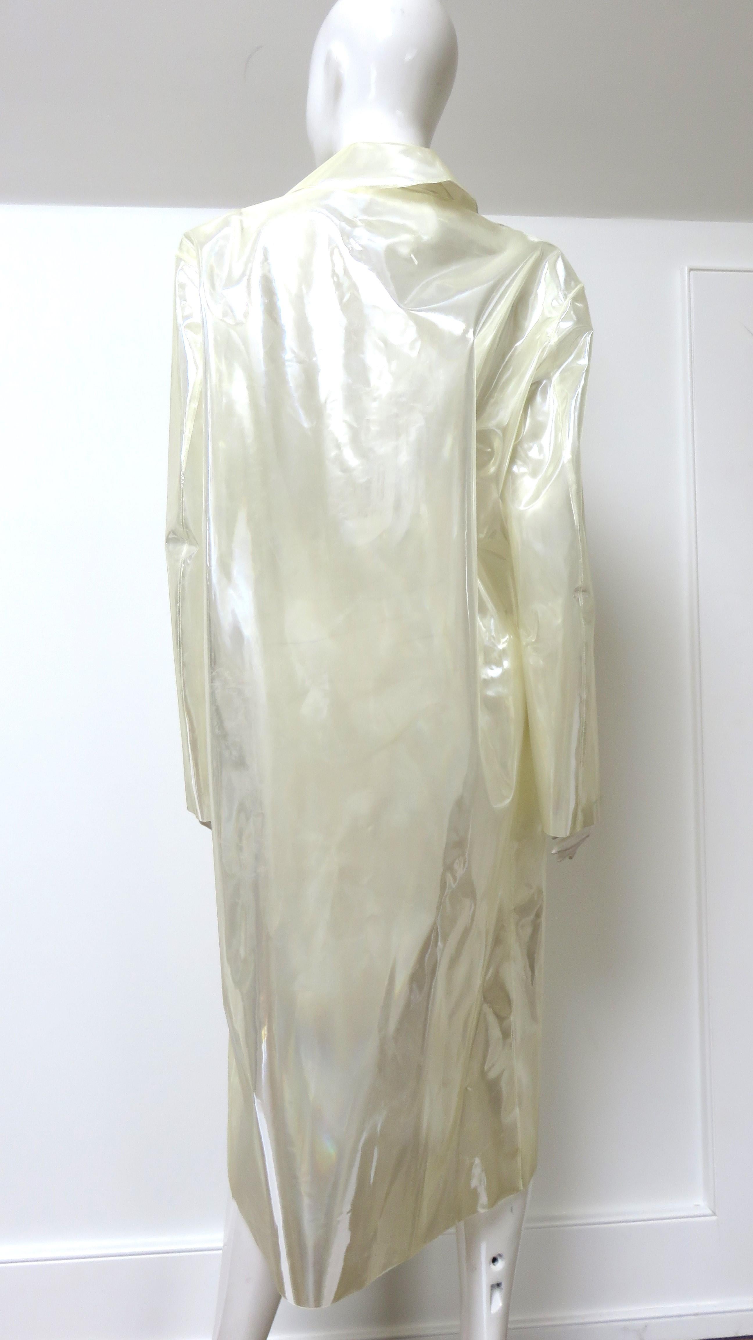 Maison Margiela New Translucent Raincoat S/S 2018 For Sale 5