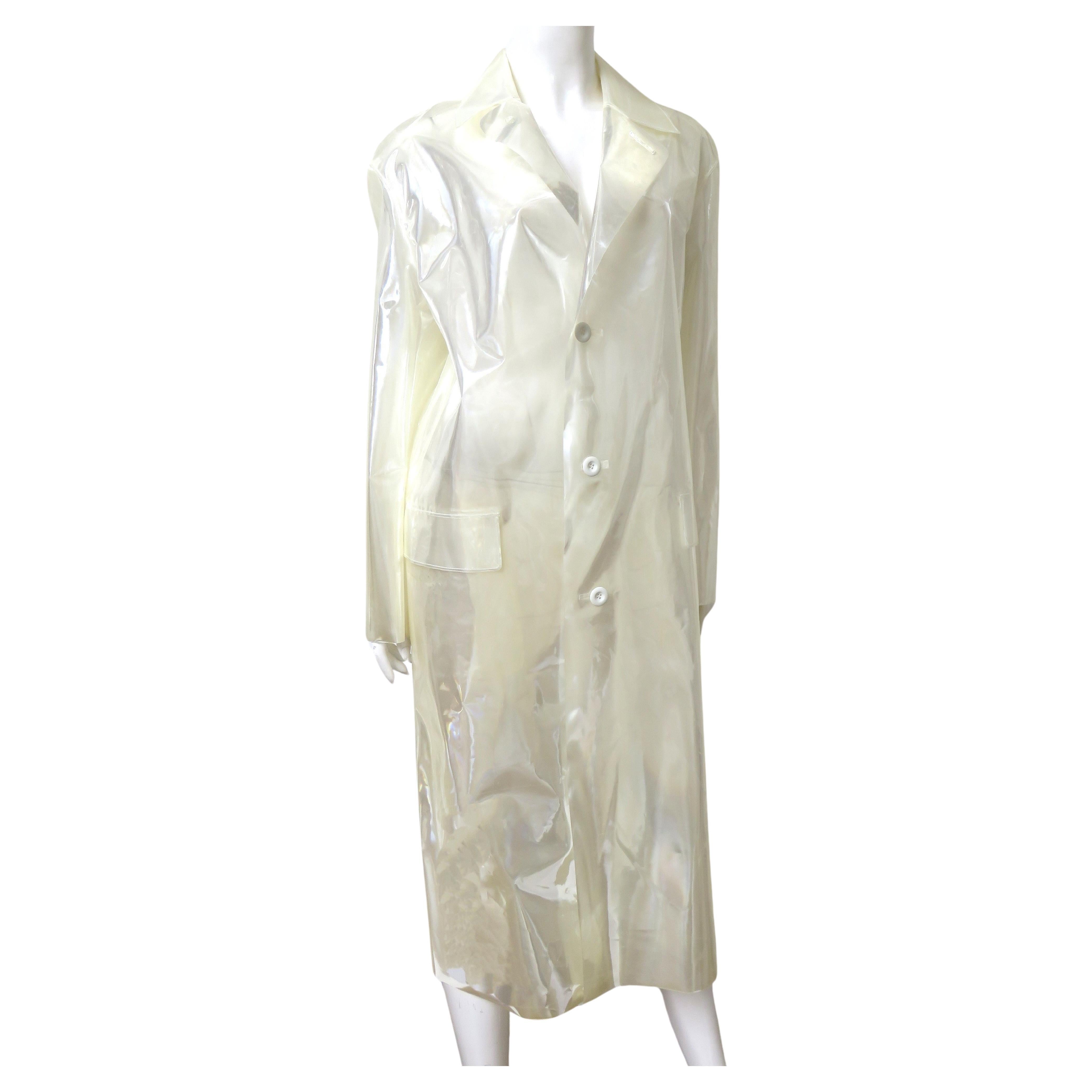 Maison Margiela New Translucent Raincoat S/S 2018 For Sale
