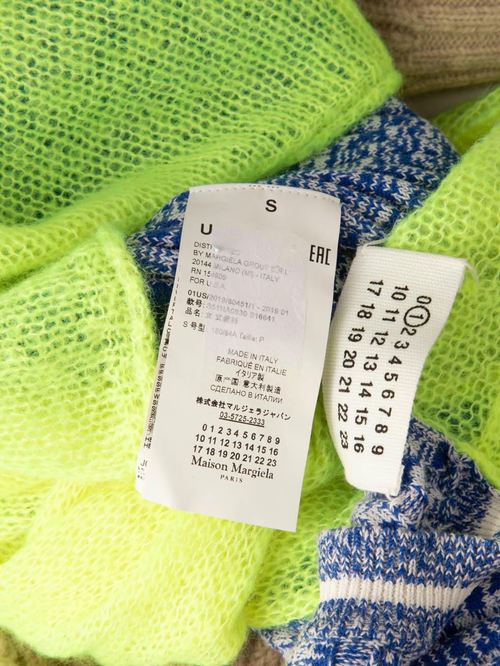 Women's Maison Margiela Patchwork Knit Jumper Size S For Sale