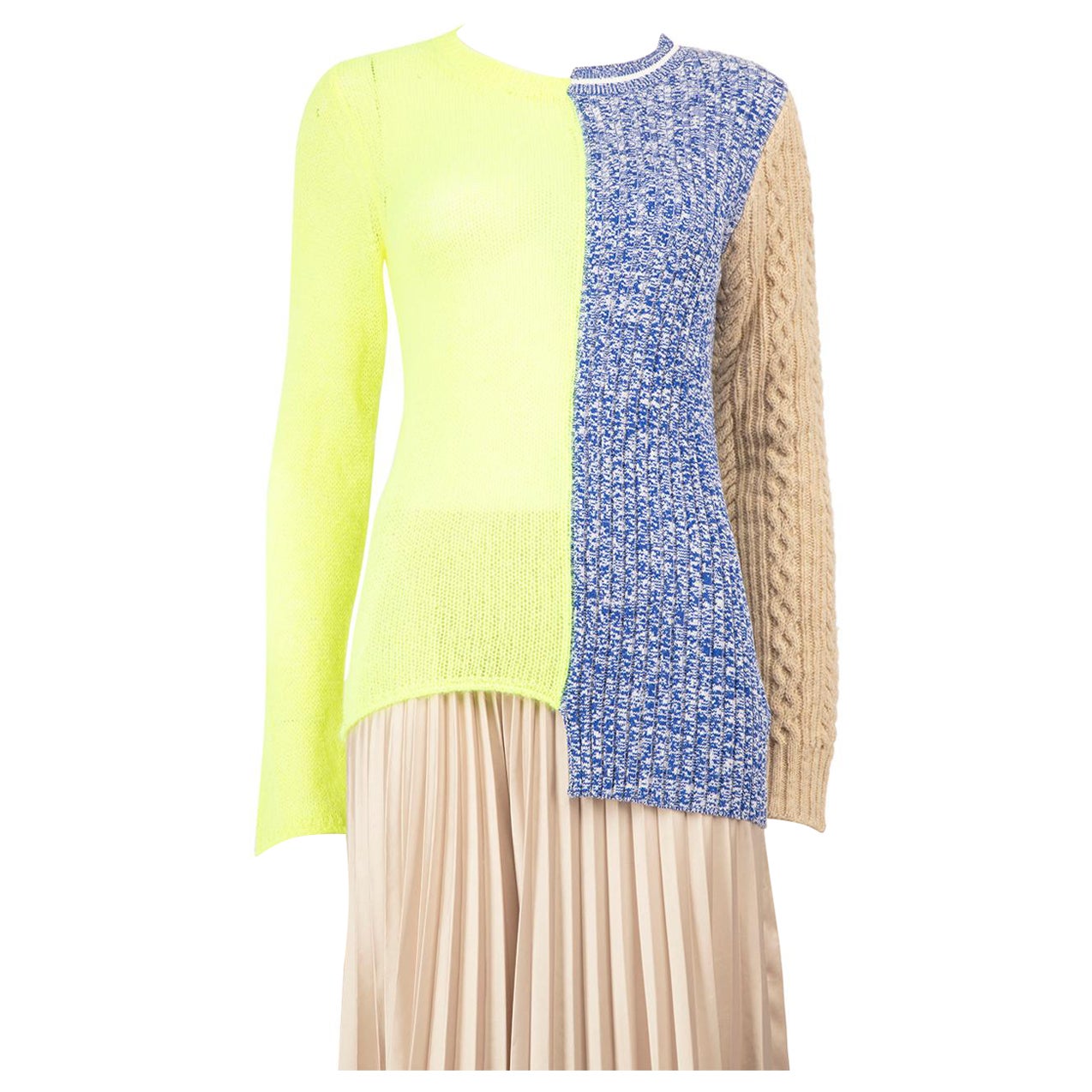 Maison Margiela Patchwork Knit Jumper Size S For Sale