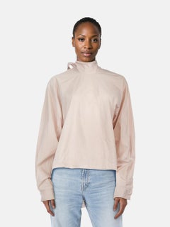 Maison Margiela Pink Long Sleeve Neck Tie Blouse Size M