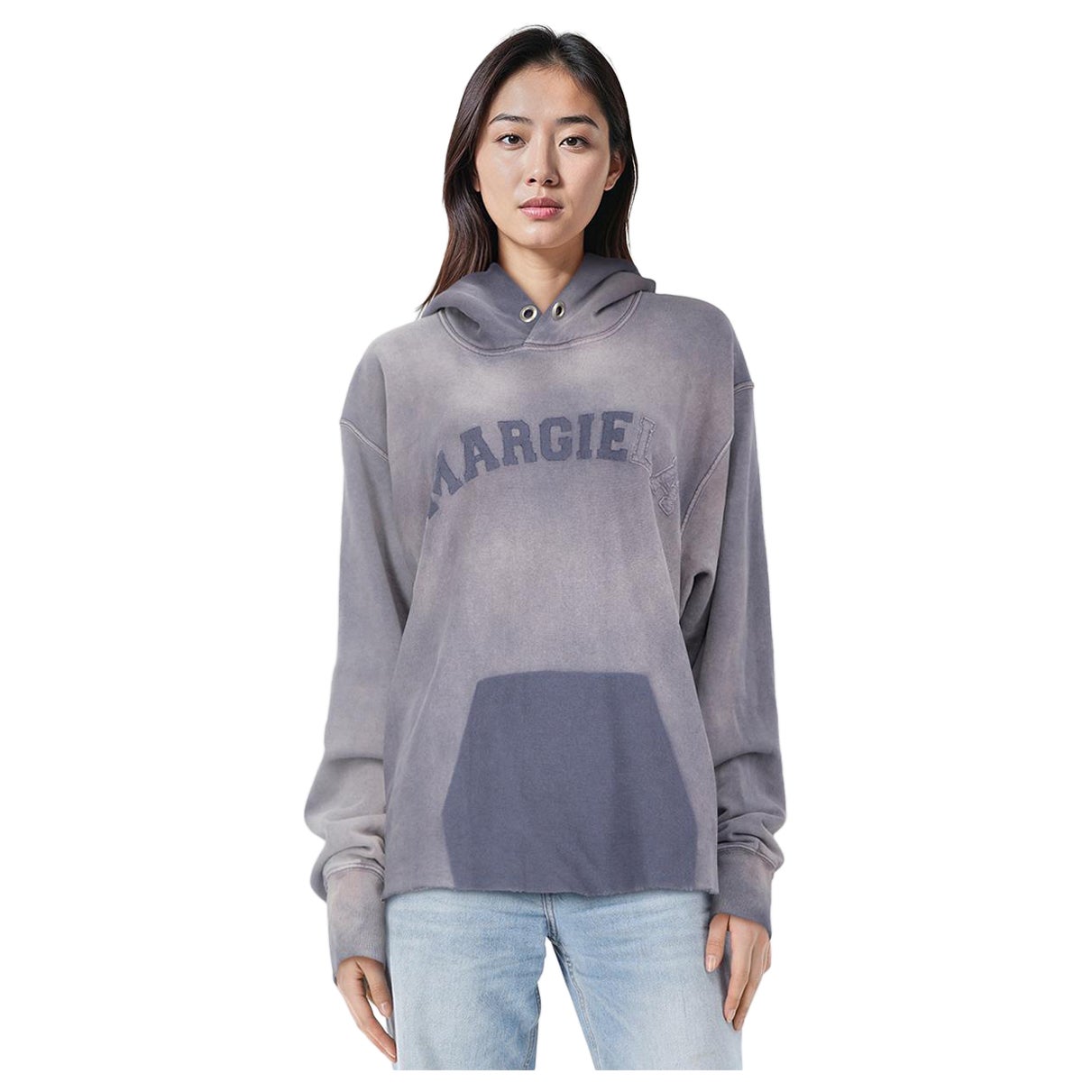 Maison Margiela Morado Memoria De Sudadera Con Capucha Talla M en venta