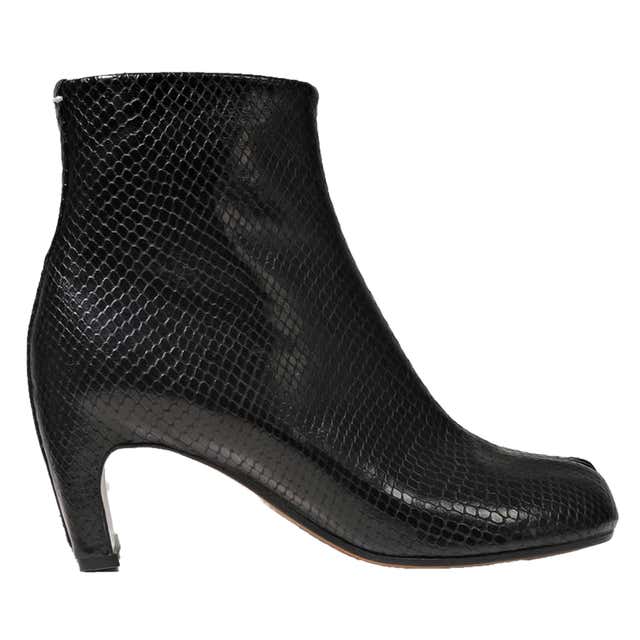 Amina Muaddi Mary Jane Black Velvet Platform Heels (39 EU) For Sale at ...