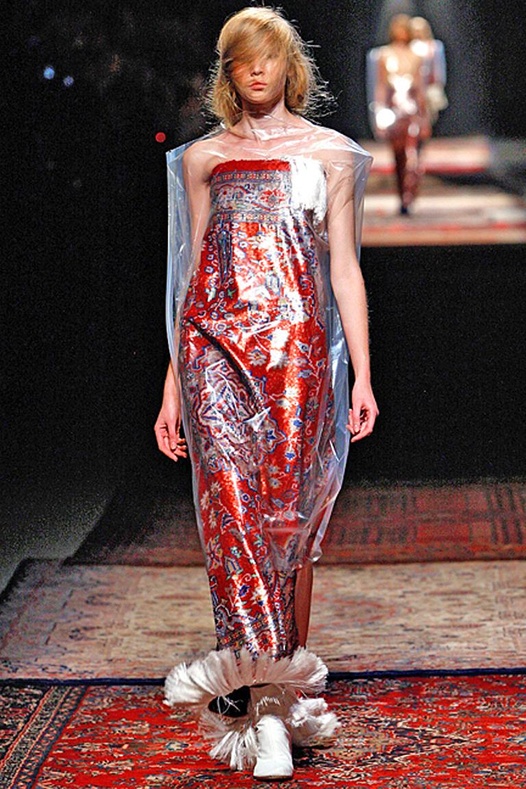 Spring 2012 Maison Martin Margiela's collection of exquisite evening wear inspired by Asian theme tapestry. One could picture this 