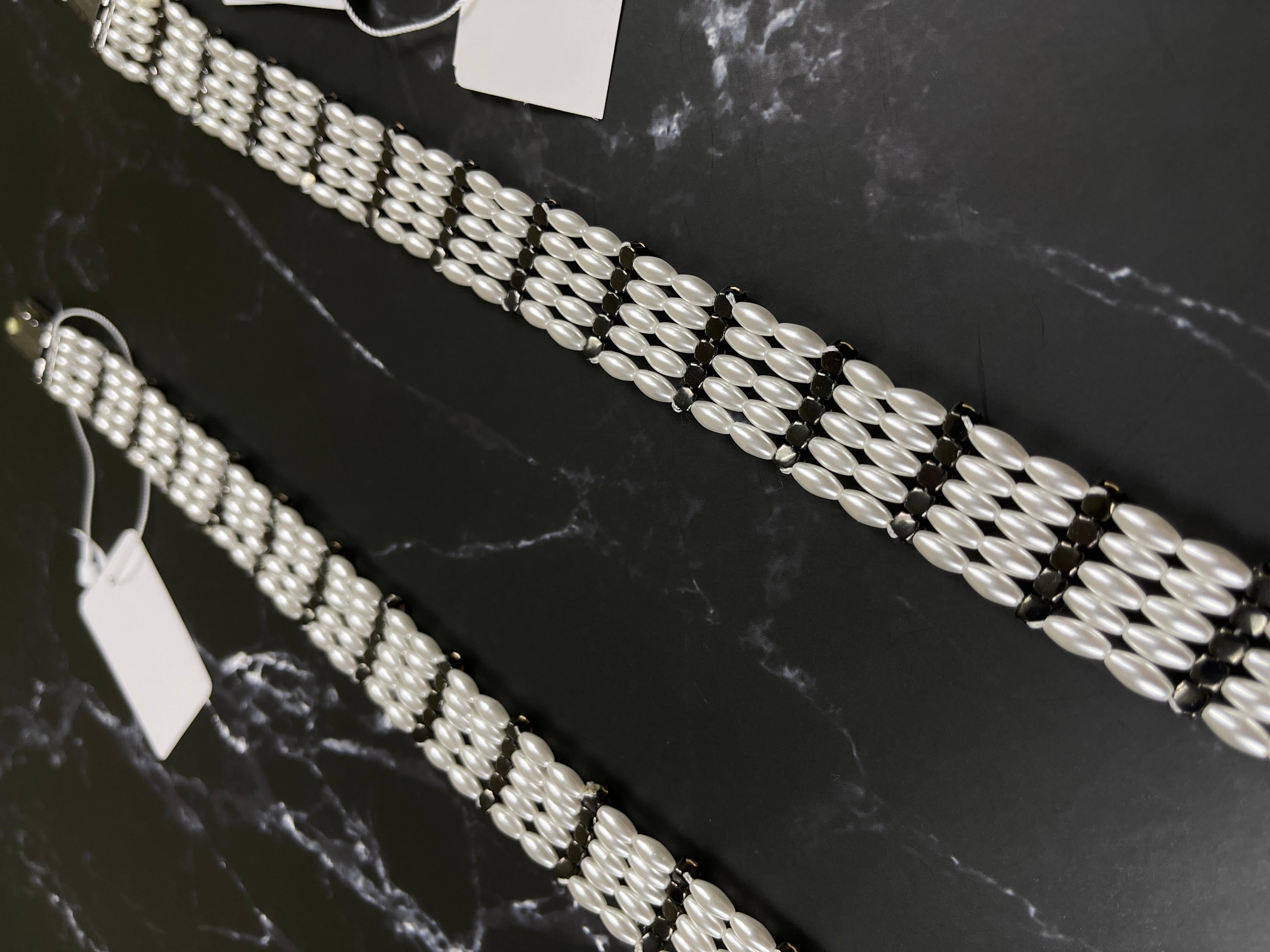 Maison Margiela S/S2015 Crystal Embedded Suspender For Sale 1