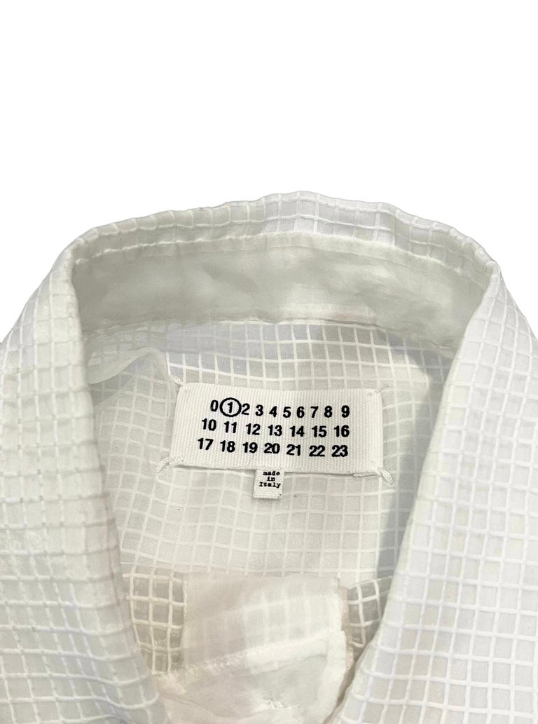 Maison Margiela S/S2020 Fish-Net Sleeveless Shirt For Sale 3