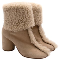 Maison Margiela Sheepskin Nude Boots 39.5