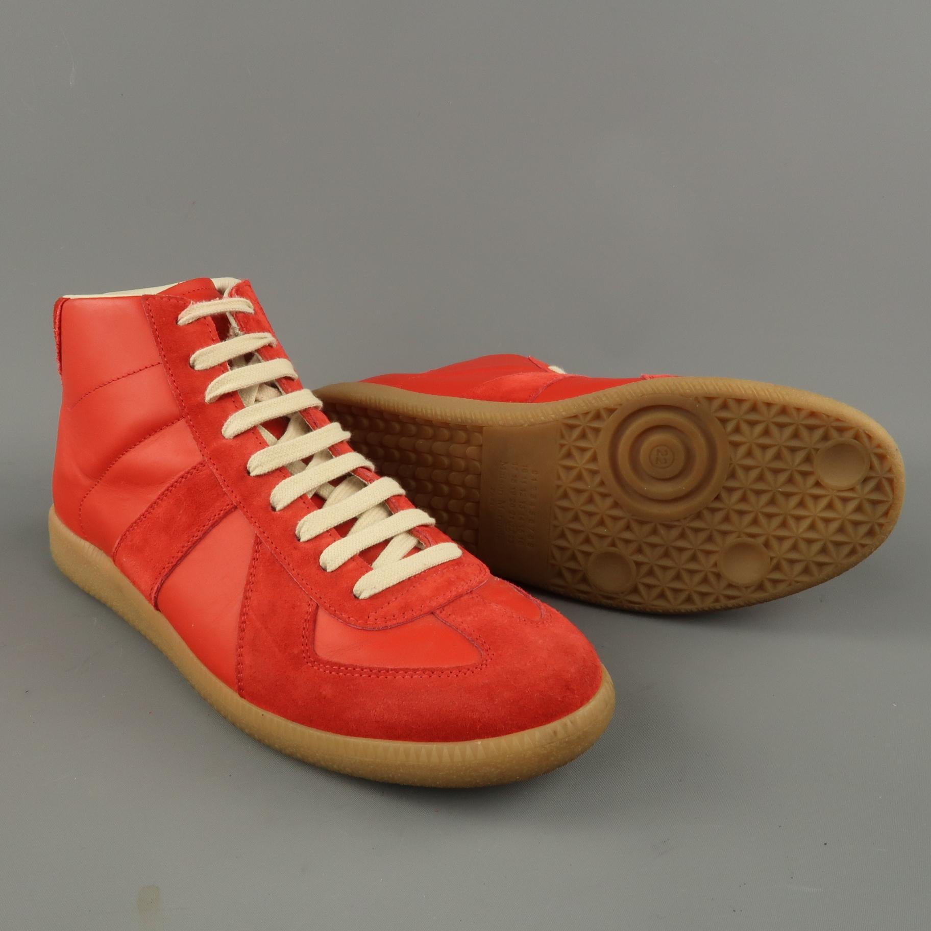maison margiela shoes red