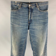MAISON MARGIELA Size 31 Blue Wash Denim Button Fly Jeans