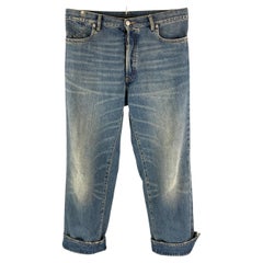 MAISON MARGIELA Size 31 Blue Wash Denim Button Fly Jeans
