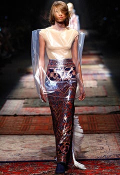 Maison Margiela SS 2012 Sequin Tapestry Runway Skirt S