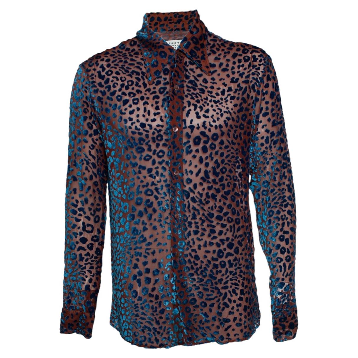 Maison Margiela, SS2019 Chemise en léopard Devore