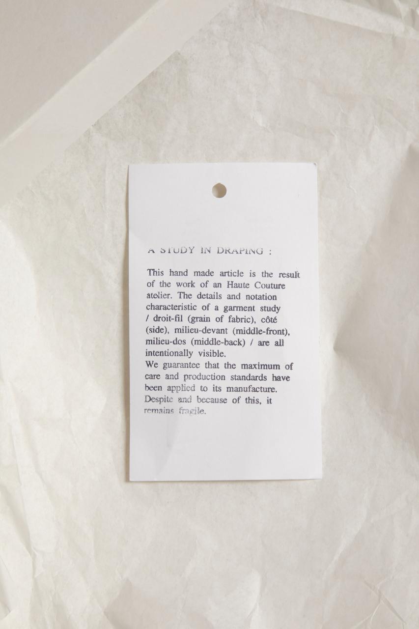 Maison Margiela « Study for a Dress » Couture Drapery Study S/S 1997 10