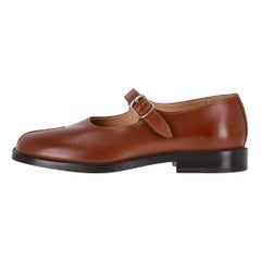 Maison Margiela Tabi Split-Toe Leather Mary Janes