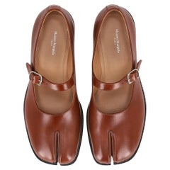 Maison Margiela Tabi Split-Toe Leather Mary Janes