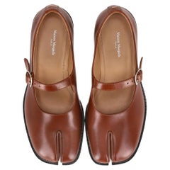 Used Maison Margiela Tabi Split-Toe Leather Mary Janes