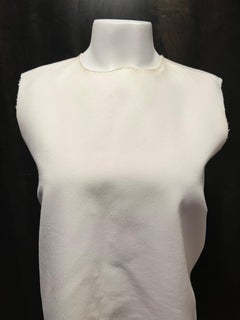 Maison Margiela White Cotton Midi Dress, Size 44
