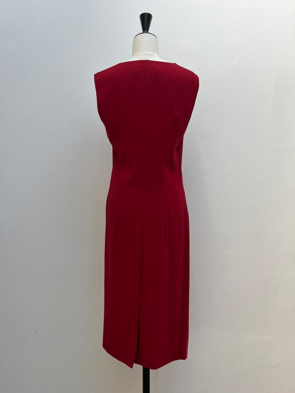 Maison Margiela White Label Vestito in viscosa rossa SS 1987 In condizioni ottime a London, GB