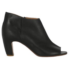 Maison Margiela Women  Ankle boots Black Leather IT 40