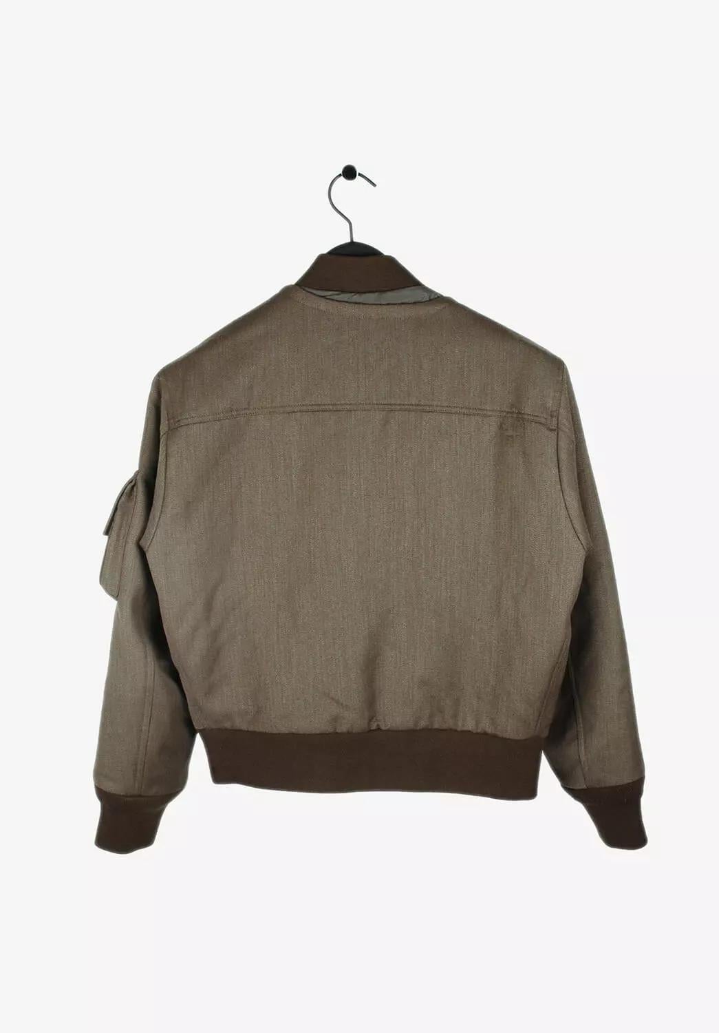 Maison Margiela Wool Brown Men Jacket in Size 46IT (M) en Excelente estado para la venta en Kaunas, LT