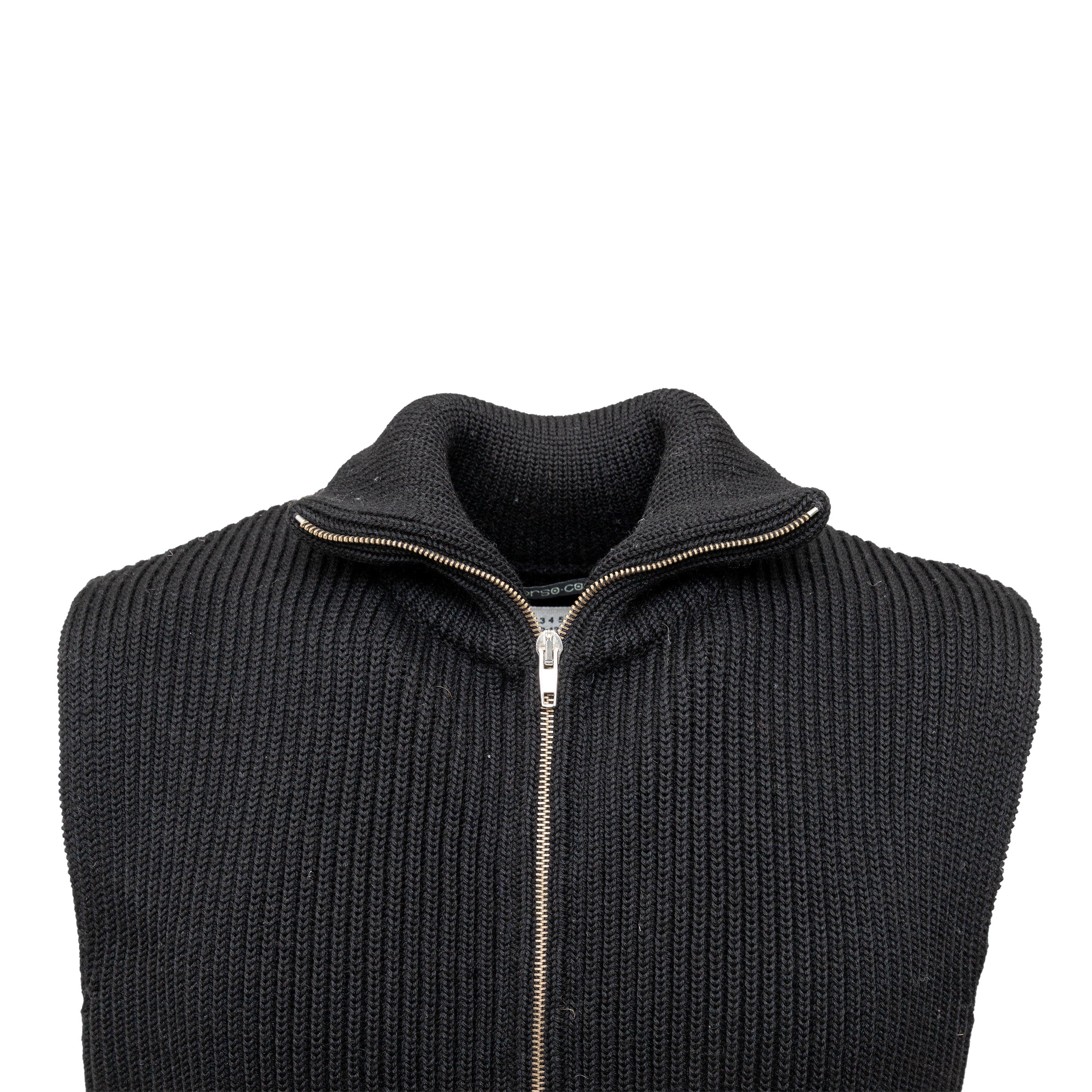Maison Margiela Zippered Knit Sweater Vest - '10s In Good Condition For Sale In Milano, IT