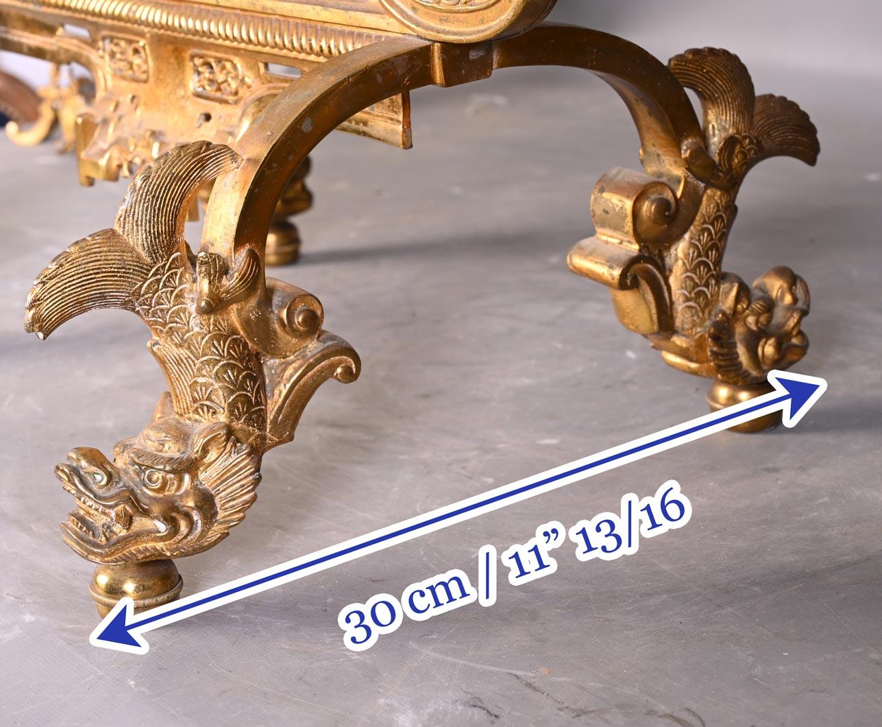 Maison MARNYHAC (attrib.) — Rare Chinese-style Antique Fire Screen For Sale 3