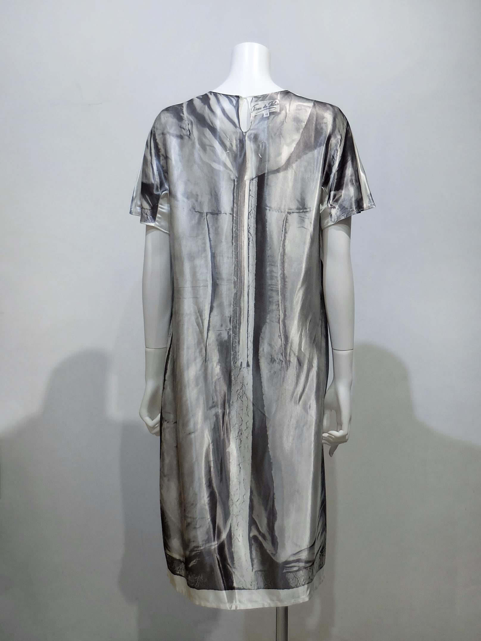 Gray Maison Martin Margiela 1996SS Print Dress For Sale