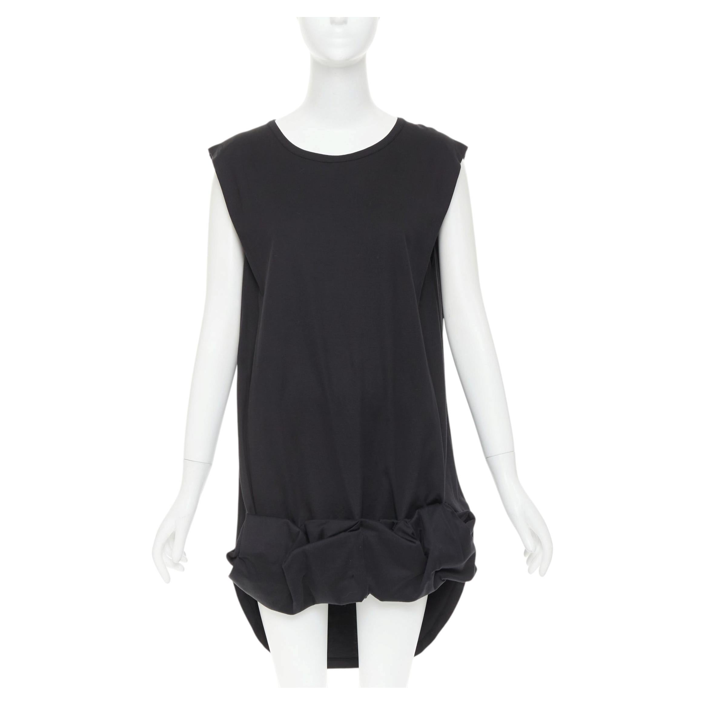 MAISON MARTIN MARGIELA 2001 Vintage Minikleid aus Baumwolle mit dekonstruiertem Bubble-Saum im Angebot
