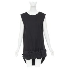 MAISON MARTIN MARGIELA 2001 Vintage cotton deconstructed bubble hem mini dress