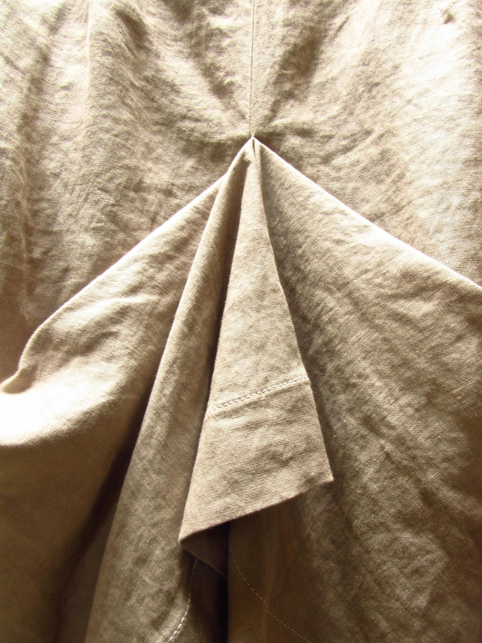 Gray Maison Martin Margiela 2003 Blank Label Transformable Skirt For Sale