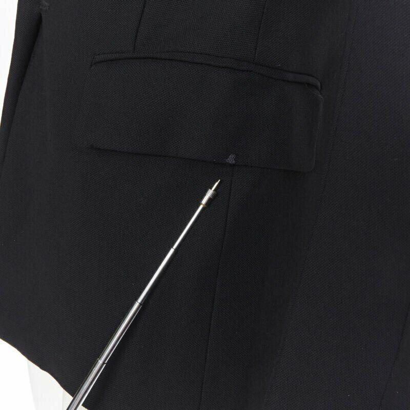 MAISON MARTIN MARGIELA 2007 square cut padded shoulder blazer jacket IT36 XS For Sale 6