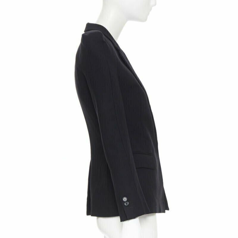 Women's MAISON MARTIN MARGIELA 2007 square cut padded shoulder blazer jacket IT36 XS For Sale
