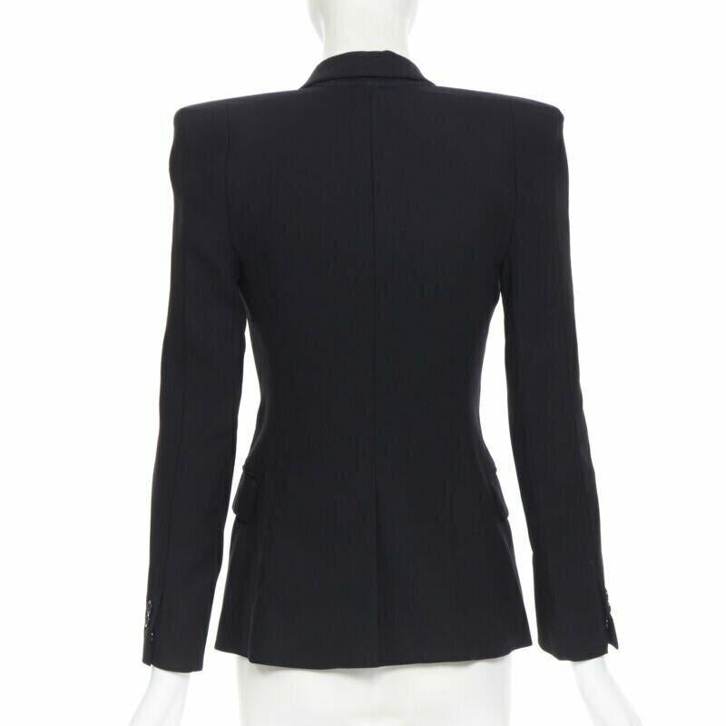 MAISON MARTIN MARGIELA 2007 square cut padded shoulder blazer jacket IT36 XS For Sale 1